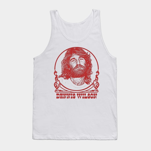 Dennis Wilson // Original Vintage Faded Style Design Tank Top by DankFutura